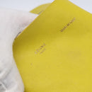 CELINE Horizontalkava Tote Bag Leather Yellow Gold Auth 149110-9