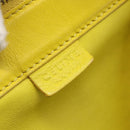 CELINE Horizontalkava Tote Bag Leather Yellow Gold Auth 149110-19