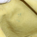 CELINE Horizontalkava Tote Bag Leather Yellow Gold Auth 149110-11