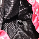 PRADA Backpack Nylon Red Silver Auth 149116-21