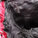 PRADA Backpack Nylon Red Silver Auth 149116-22