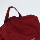 PRADA Backpack Nylon Red Silver Auth 149116-6