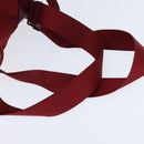 PRADA Backpack Nylon Red Silver Auth 149116-7