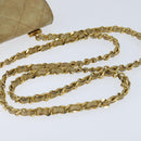 CHANEL Matelasse Chain Shoulder Bag Lamb Skin Beige Gold CC Auth 149120-7