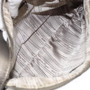 Salvatore Ferragamo Gancini Shoulder Bag Leather Silver Auth 149123-11