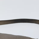 Salvatore Ferragamo Gancini Shoulder Bag Leather Silver Auth 149123-8