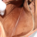 CELINE Macadam Canvas Shoulder Bag PVC Leather Brown Gold Auth 149126-21