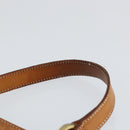 CELINE Macadam Canvas Hand Bag PVC Leather Brown Gold Auth 149127-8