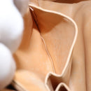 CELINE Macadam Canvas Hand Bag PVC Leather Brown Gold Auth 149128-22