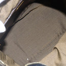 FENDI Zucca Canvas Hand Bag 2way Black Brown Auth 149131-11