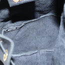 FENDI Backpack Leather Black Gold Auth 149132-11