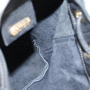 FENDI Backpack Leather Black Gold Auth 149132-20