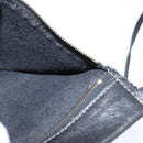 FENDI Backpack Leather Black Gold Auth 149132-26