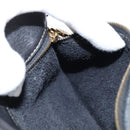 FENDI Backpack Leather Black Gold Auth 149132-27