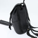 FENDI Backpack Leather Black Gold Auth 149132-3