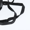 FENDI Backpack Leather Black Gold Auth 149132-8