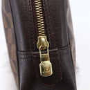 LOUIS VUITTON Damier Ebene Trousse Toilette 25 Clutch Bag N47624 LV Auth 149133-8