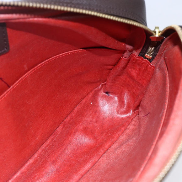 LOUIS VUITTON Damier Ebene Trousse Toilette 25 Clutch Bag N47624 LV Auth 149133