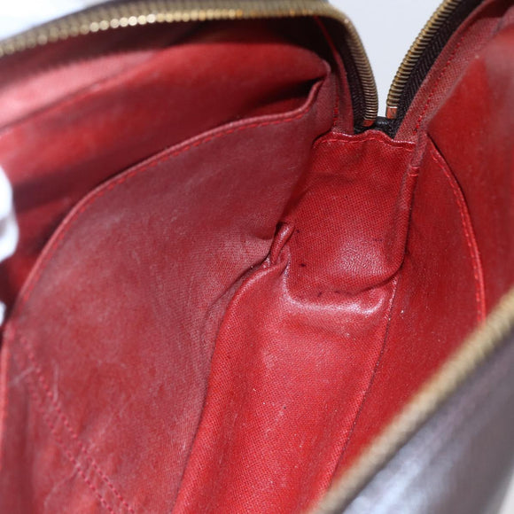 LOUIS VUITTON Damier Ebene Trousse Toilette 25 Clutch Bag N47624 LV Auth 149133