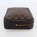 LOUIS VUITTON Damier Ebene Trousse Toilette 25 Clutch Bag N47624 LV Auth 149133-4