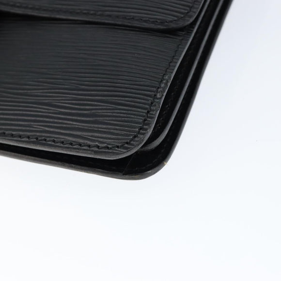 LOUIS VUITTON Epi Free Run Shoulder Bag Green Black M52414 LV Auth 149141