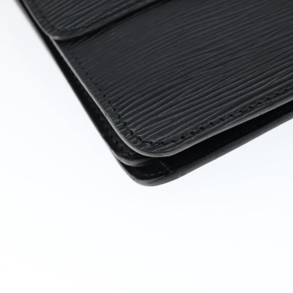 LOUIS VUITTON Epi Free Run Shoulder Bag Green Black M52414 LV Auth 149141