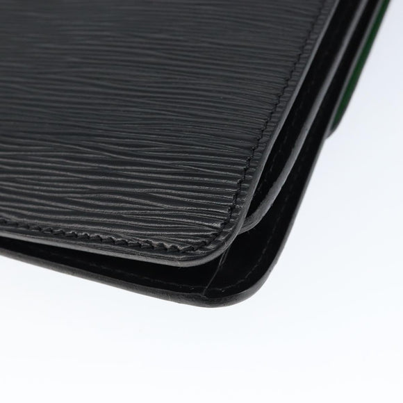 LOUIS VUITTON Epi Free Run Shoulder Bag Green Black M52414 LV Auth 149141