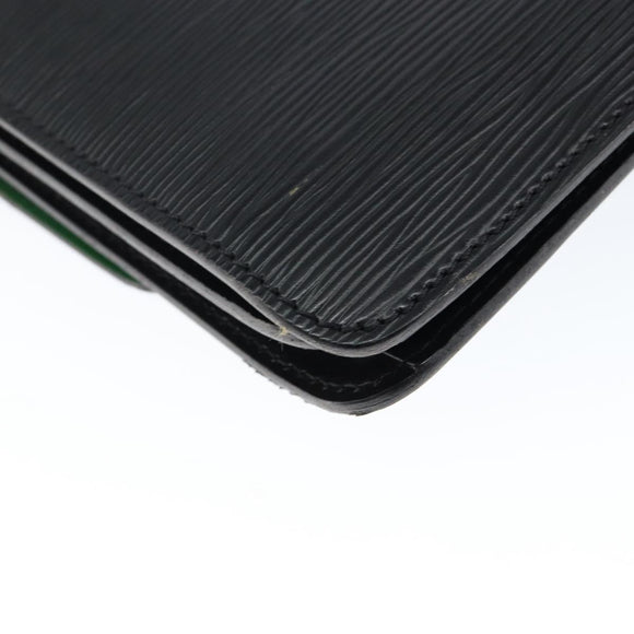 LOUIS VUITTON Epi Free Run Shoulder Bag Green Black M52414 LV Auth 149141