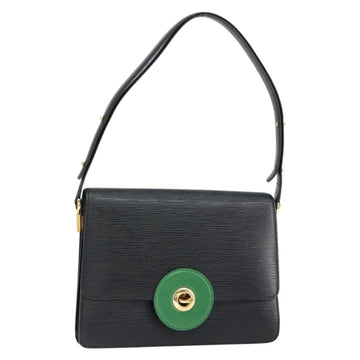 LOUIS VUITTON Epi Free Run Shoulder Bag Green Black M52414 LV Auth 149141