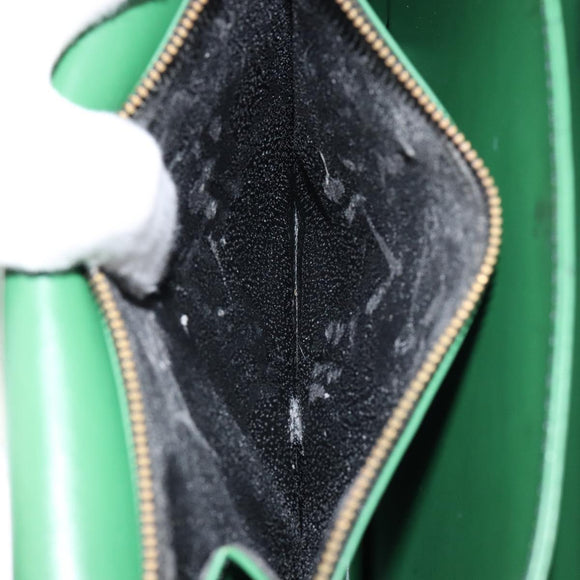 LOUIS VUITTON Epi Free Run Shoulder Bag Green Black M52414 LV Auth 149141