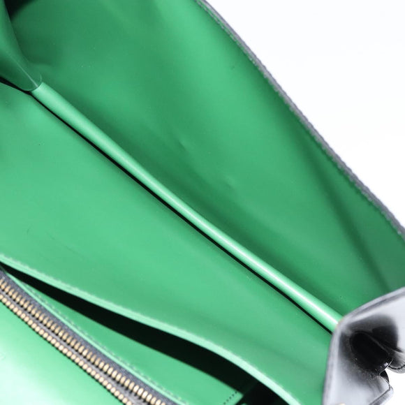 LOUIS VUITTON Epi Free Run Shoulder Bag Green Black M52414 LV Auth 149141