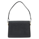 LOUIS VUITTON Epi Free Run Shoulder Bag Green Black M52414 LV Auth 149141-2