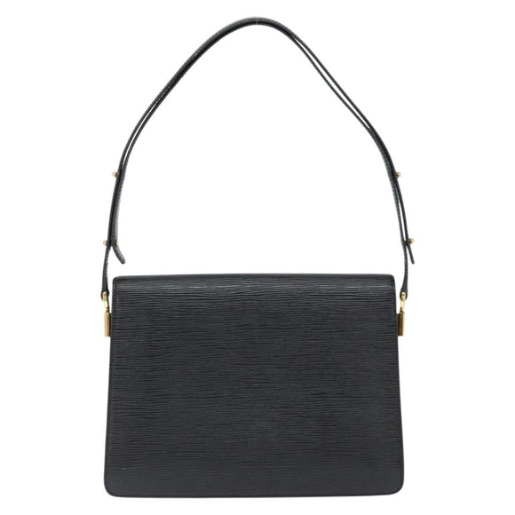 LOUIS VUITTON Epi Free Run Shoulder Bag Green Black M52414 LV Auth 149141