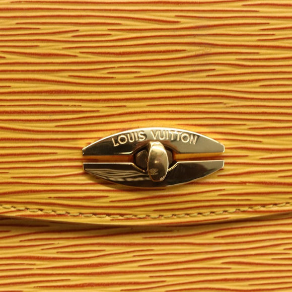 LOUIS VUITTON Epi Malesherbes Hand Bag Tassili Yellow Jonne M52379 Auth 149143