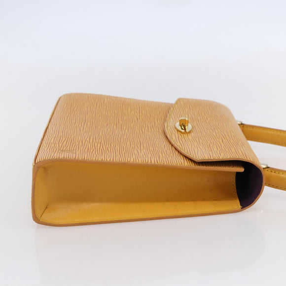LOUIS VUITTON Epi Malesherbes Hand Bag Tassili Yellow Jonne M52379 Auth 149143