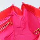 LOUIS VUITTON Monogram Vernis Wilshire Boulevard Bag Rose Pop M93643 Auth 149144-19