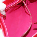 LOUIS VUITTON Monogram Vernis Wilshire Boulevard Bag Rose Pop M93643 Auth 149144-21