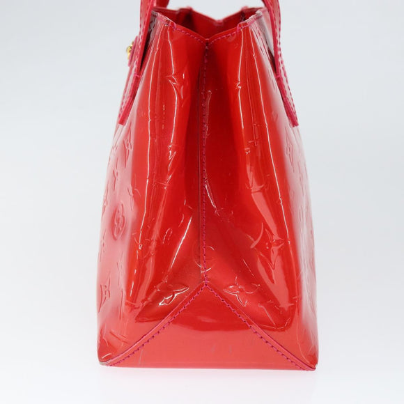 LOUIS VUITTON Monogram Vernis Wilshire Boulevard Bag Rose Pop M93643 Auth 149144