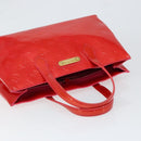 LOUIS VUITTON Monogram Vernis Wilshire Boulevard Bag Rose Pop M93643 Auth 149144-6