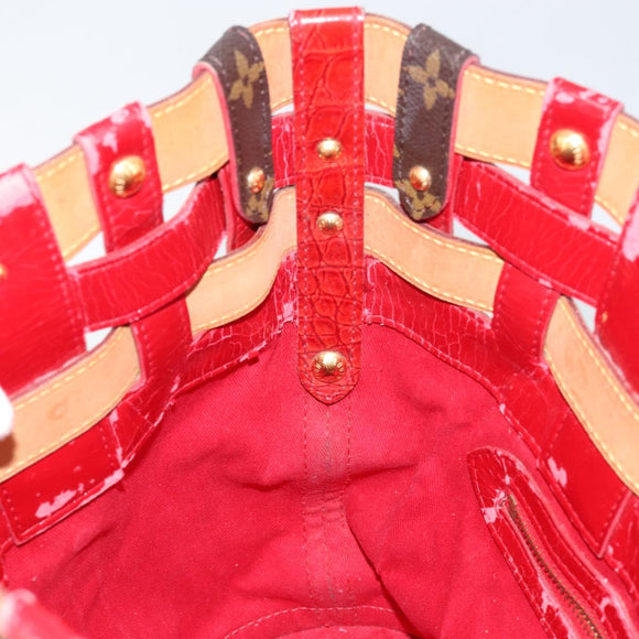 LOUIS VUITTON Monogram Ruby Neo bucket Tote Bag M95613 LV Auth 149145