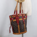LOUIS VUITTON Monogram Ruby Neo bucket Tote Bag M95613 LV Auth 149145-12
