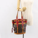 LOUIS VUITTON Monogram Ruby Neo bucket Tote Bag M95613 LV Auth 149145-23