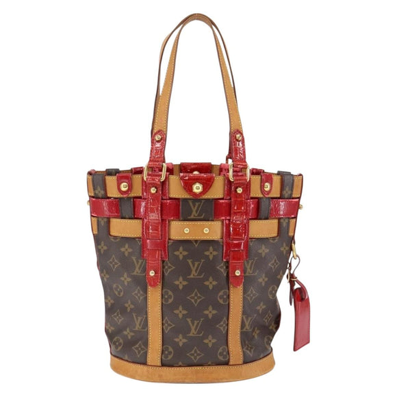 LOUIS VUITTON Monogram Ruby Neo bucket Tote Bag M95613 LV Auth 149145