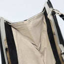 Salvatore Ferragamo Vala Shoulder Bag Enamel Black Silver Auth 149147-19