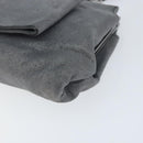 Salvatore Ferragamo Vala Shoulder Bag Suede Gray Silver Auth 149149-8