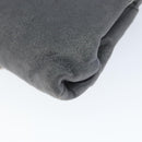 Salvatore Ferragamo Vala Shoulder Bag Suede Gray Silver Auth 149149-16