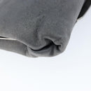 Salvatore Ferragamo Vala Shoulder Bag Suede Gray Silver Auth 149149-17