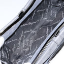 Salvatore Ferragamo Vala Shoulder Bag Suede Gray Silver Auth 149149-11