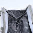 Salvatore Ferragamo Vala Shoulder Bag Suede Gray Silver Auth 149149-18