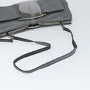 Salvatore Ferragamo Vala Shoulder Bag Suede Gray Silver Auth 149149-7